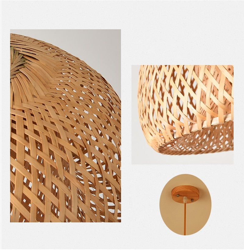 Luminária de Bambu Artesanal Para Casa